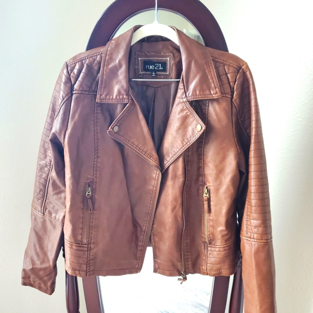Rue 21 Faux Leather Moto Jacket